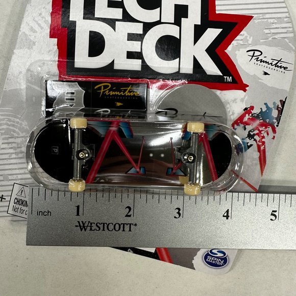 Tech Deck Primitive Rare Silver Limited Edition Skateboard Fingerboard New - Picture 8 of 10